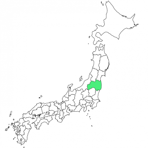 Fukushima prefektúra elhelyezkedése